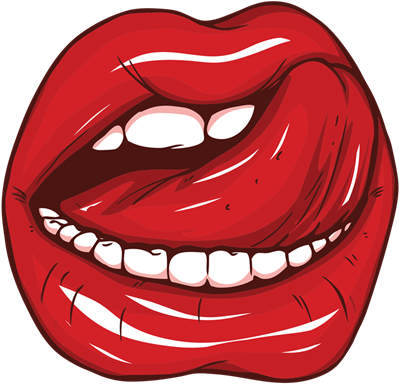 More Free Tongue Png Images - Kiss Tongue T Shirt (400x400)