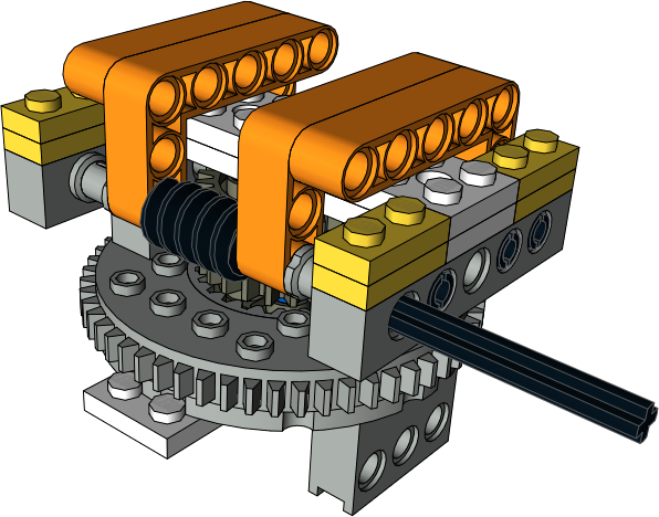 Wormturntable8 - Lego Technic 5 X 5 Turntable (596x468)