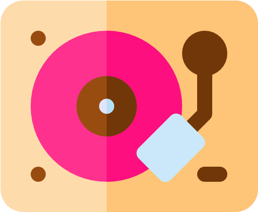 Record Player Free Icon - Turntablism (512x512)