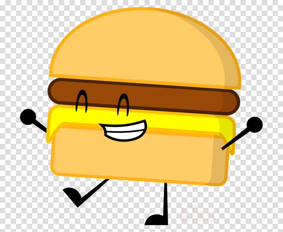 Bfdi Burger Clipart Hamburger Cheeseburger Hot Dog - Emoji Png (900x740)