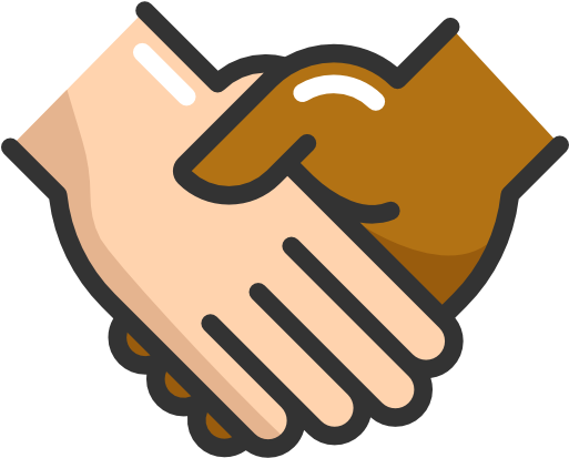 Clipart Black And White Stock Agreement Gestures Hands - Handshake Icon Handshake Png (512x512)