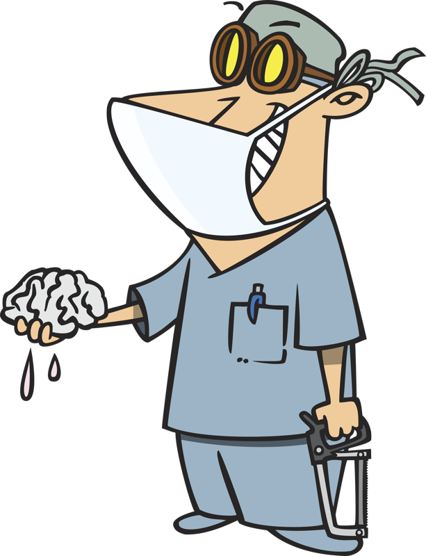 Brain Surgeon Cartoon (613x800)