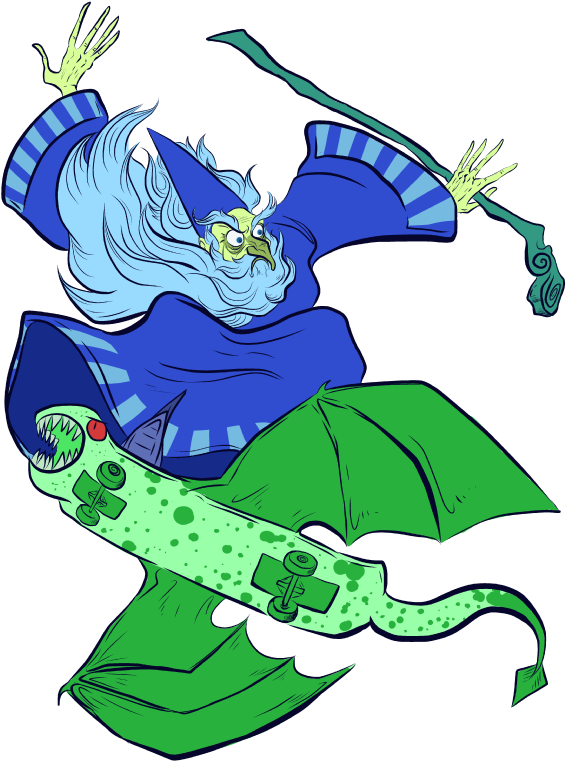 Too Awesome To Handle - Cartoon (700x963)