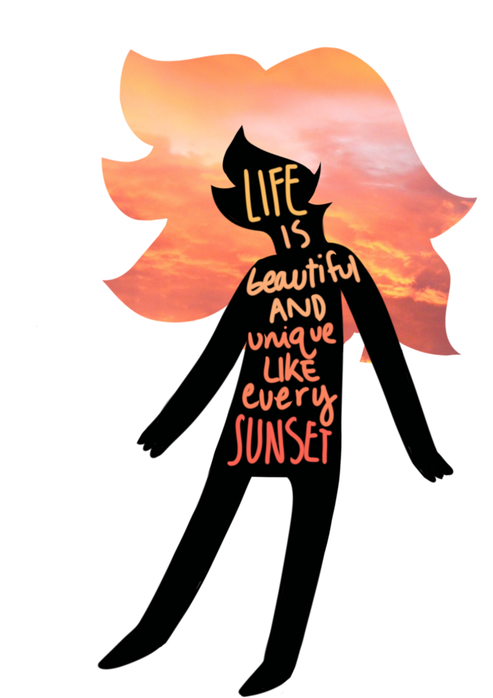 Jpg Black And White Life Is A Sunset Redbubble By Neonjays - Illustration (774x1032)