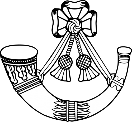 Vector - 4 Rifles Cap Badge (500x463)