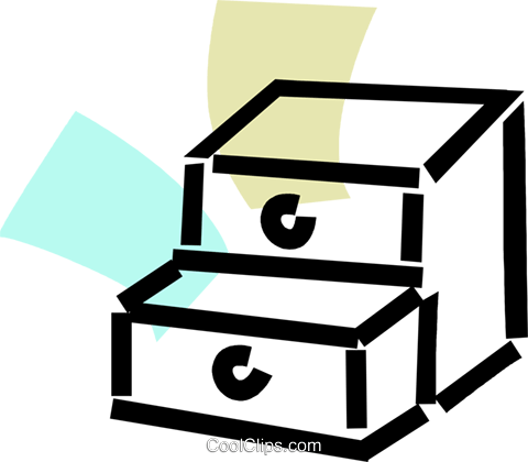 Drawers And Cabinets Royalty Free Vector Clip Art Illustration - Drawers And Cabinets Royalty Free Vector Clip Art Illustration (480x420)