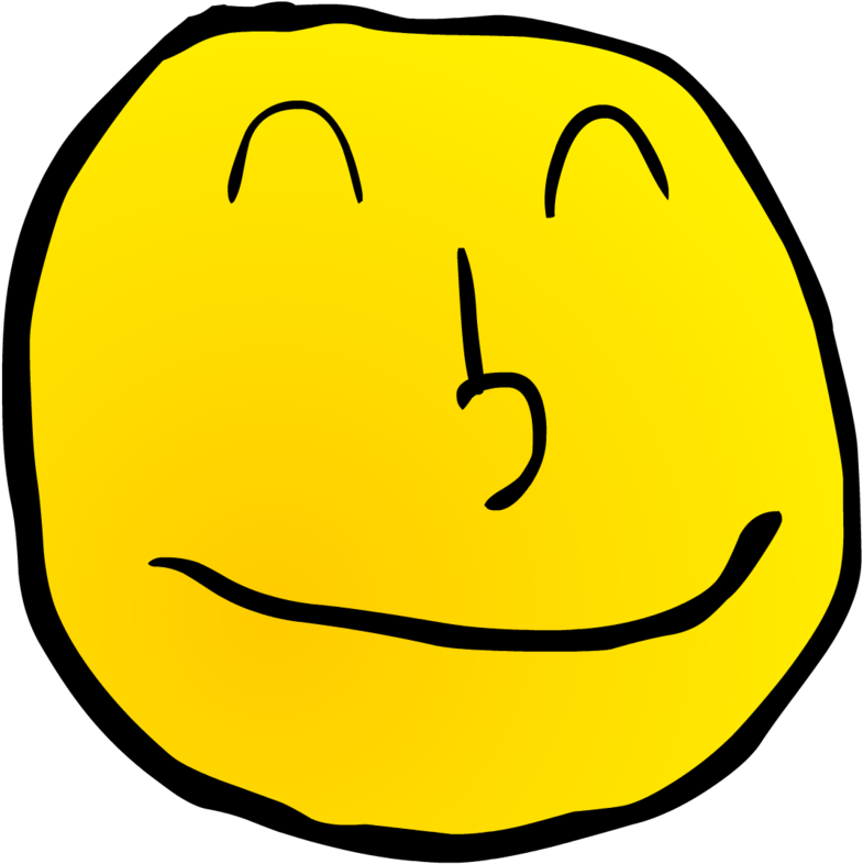 A Happy Smiling Face By Vigorousjammer On Clipart Library - Clip Art (894x893)