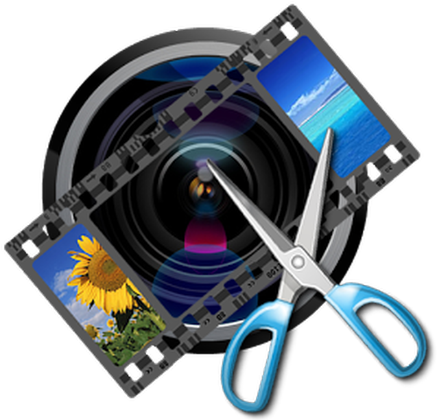 Video Camera Clipart Video Editing - Video Edit Logo Png (640x640)