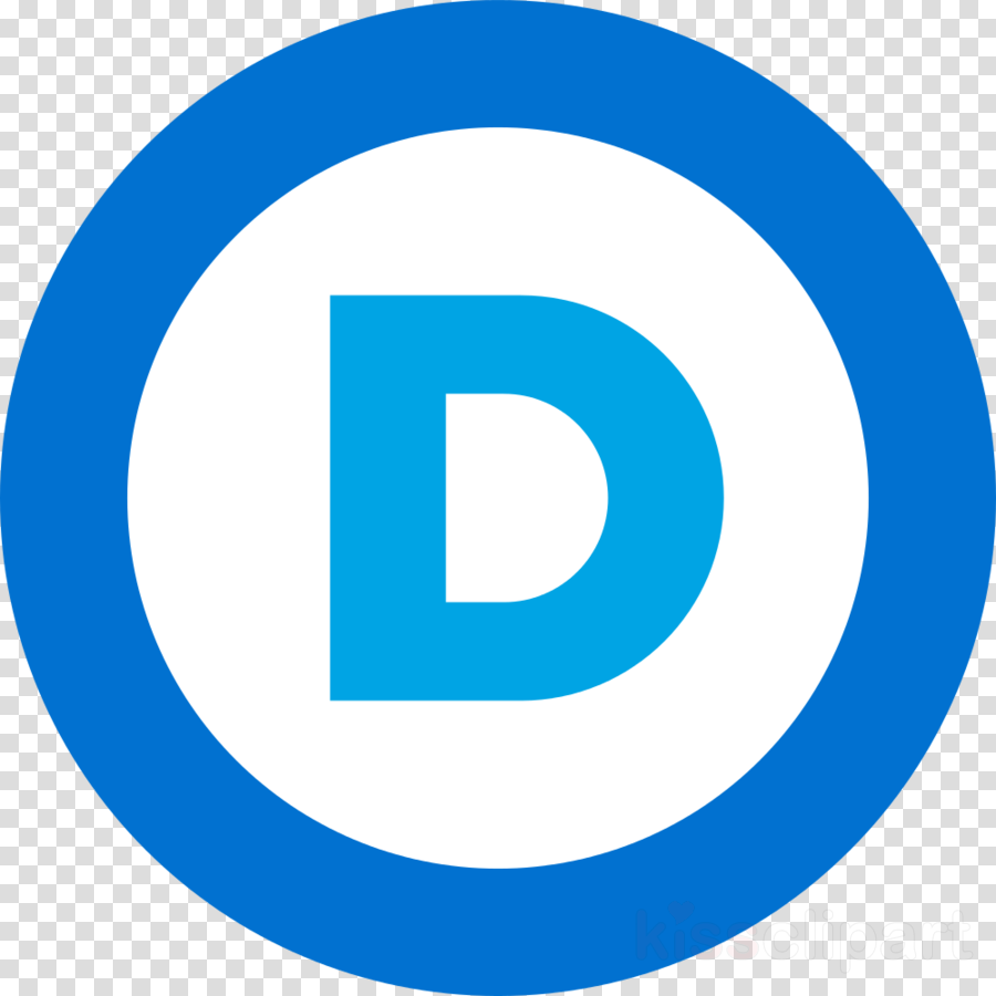 Democratic Party Official Logo Clipart Democratic Party - Png Ikon Social Media Black (900x900)