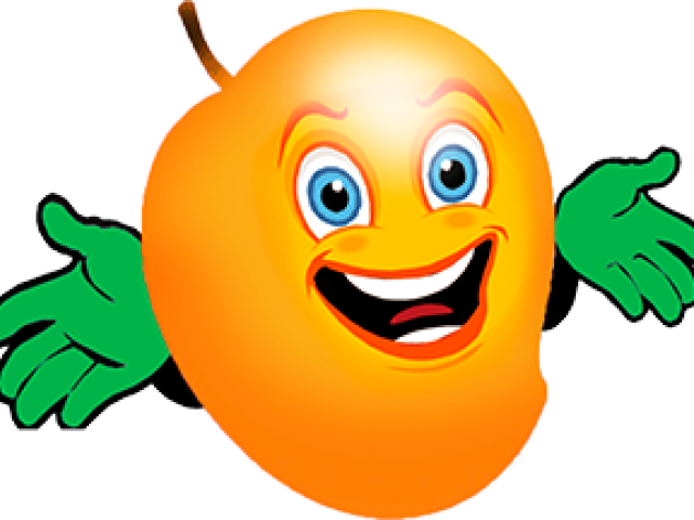 Smileys Clipart Mango - Alphonso Mango Cartoon (640x480)