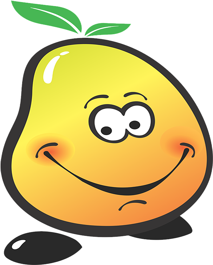 Mango Clipart Smiley - Smiley (987x907)