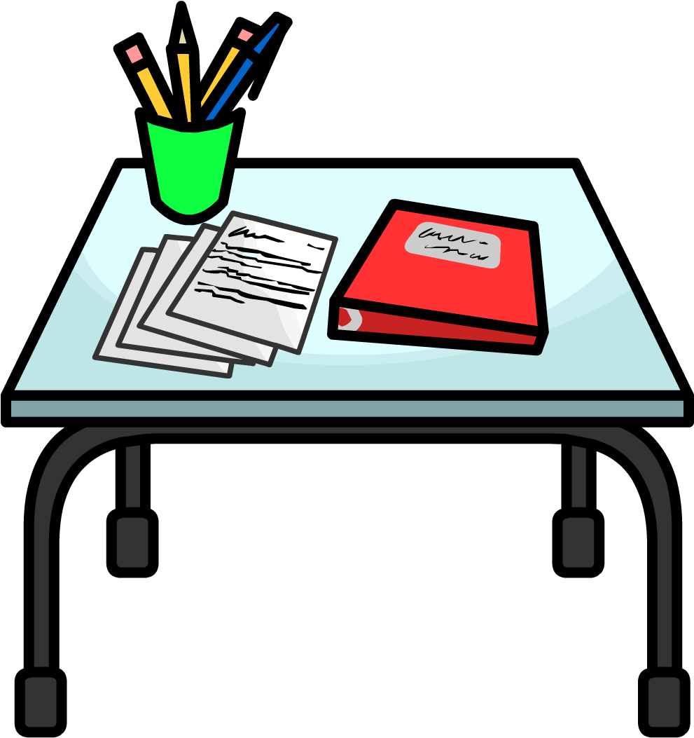 Writing Desk - Club Penguin Writing (1052x1052)