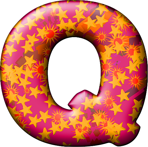 Presentation Alphabets Party Balloon Warm Letter Q - Party Balloon Warm Letter Q (478x475)