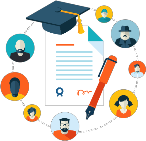 Clipart Black And White Scholarship Clipart School - Scholarships Transparent (500x500)