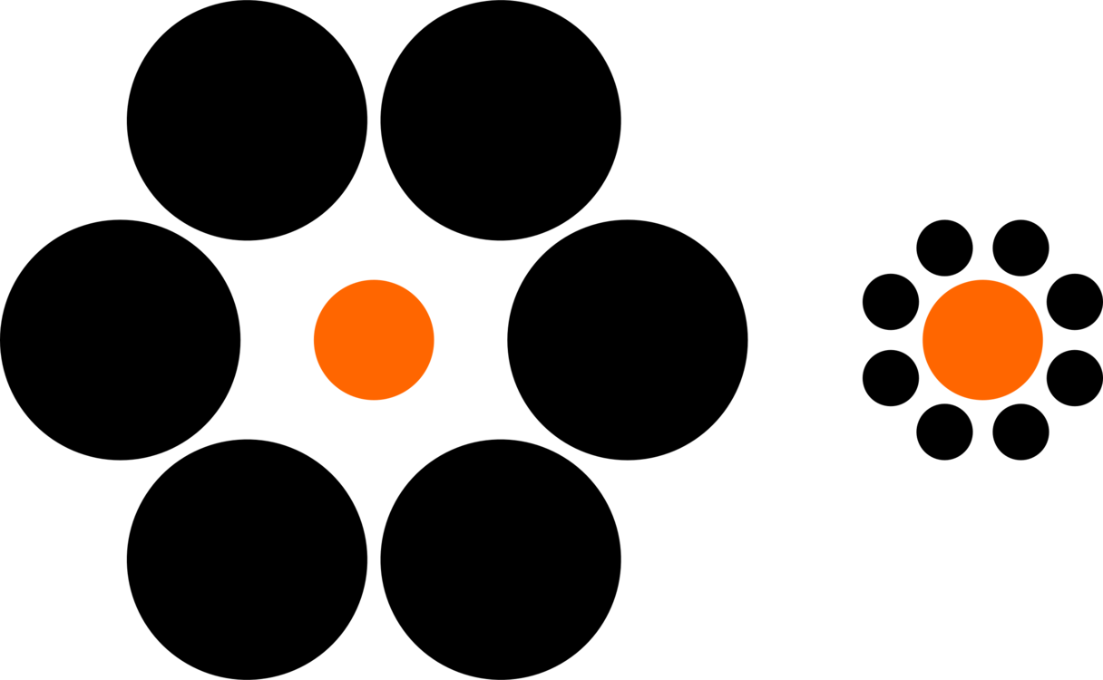 Ebbinghaus Illusion Optical Illusion Optics Perception - Ebbinghaus Illusion Optical Illusion Optics Perception (1216x750)