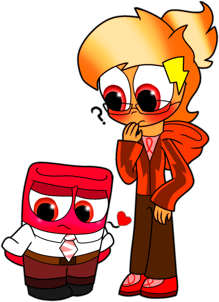 Courage And Anger By Pinksterthepuppet On Deviantart - Thepicklebluberry Courage Deviantart (761x1049)