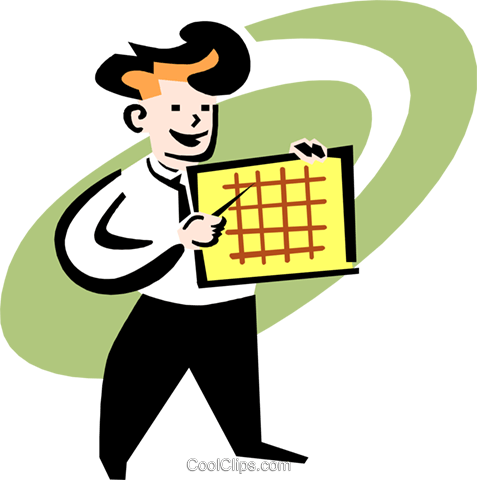 Presenter Royalty Free Vector Clip Art Illustration - Presenter Royalty Free Vector Clip Art Illustration (477x480)