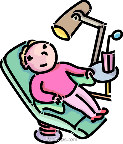 Boy Waiting In The Dentist Chair Royalty Free Vector - Cadeira De Dentista Png (410x480)