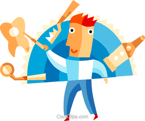 Dentists And Patients Royalty Free Vector Clip Art - Dentists And Patients Royalty Free Vector Clip Art (480x402)