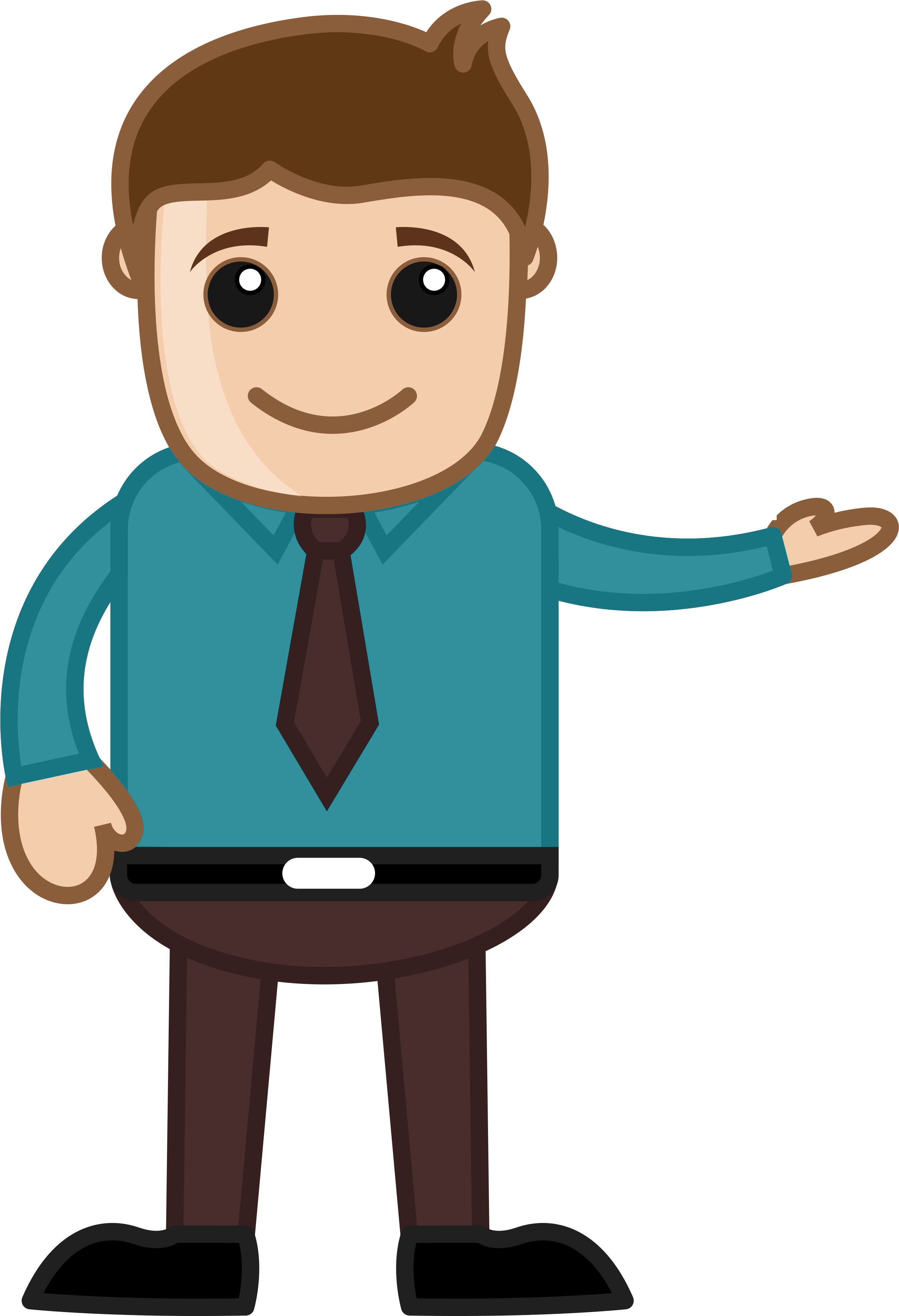 Smiley Face - Clip Art Person Holding Books (3000x3946)