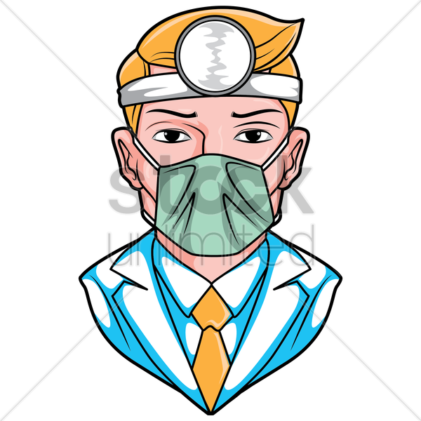 Doctor Head Clipart (600x600)