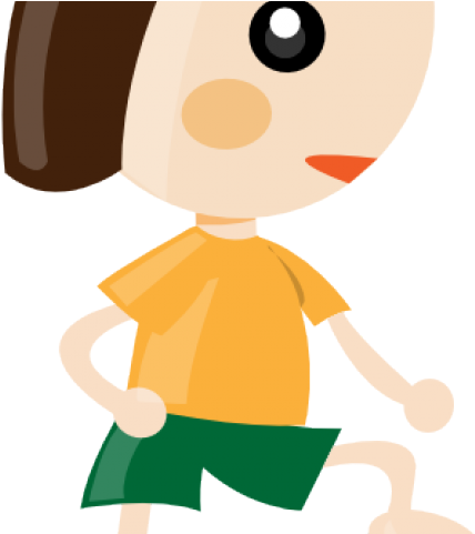 Sport Girl Cliparts - Girl Running Clip Art (640x480)
