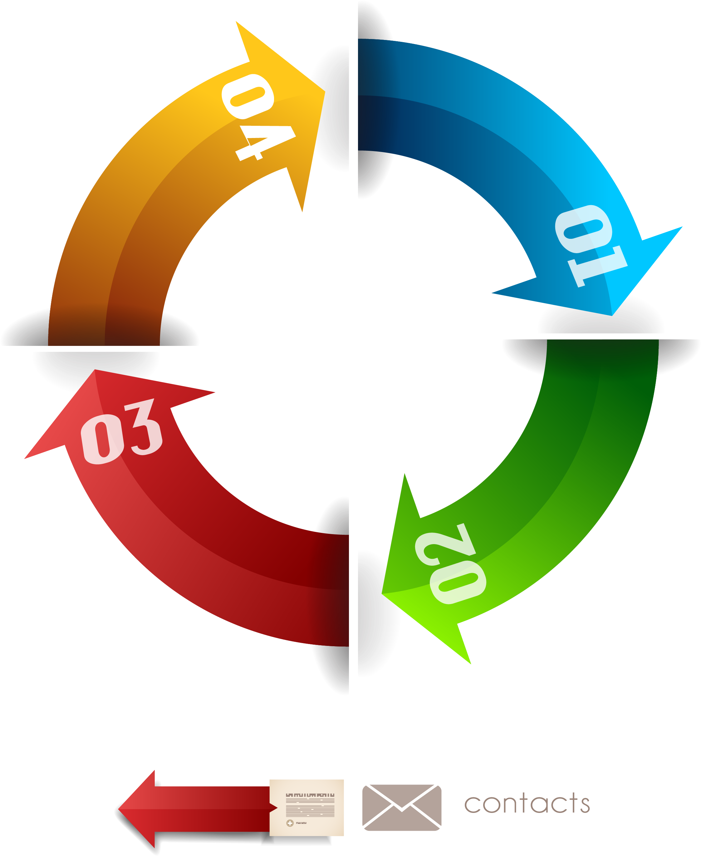 Vector Loop Infographic Clipart Transparent Download - Formation En Communication Professionnelle (2516x3250)