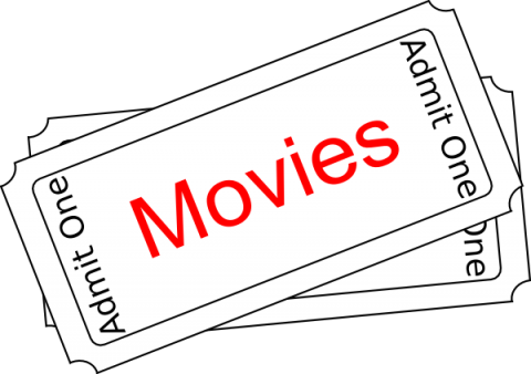 Movie Ticket Template Free Discreetliasons Invitation - Clipart Movie Ticket (480x338)