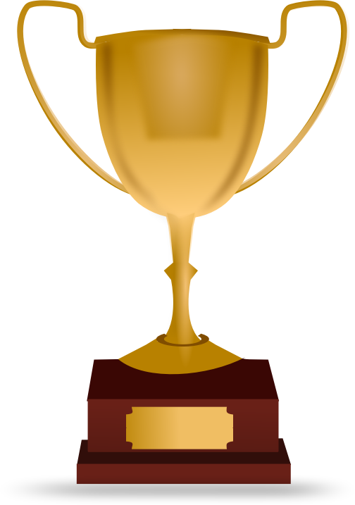 There Is 33 Trophy Award Free Cliparts All Used For - Trophy Clip Art (504x717)