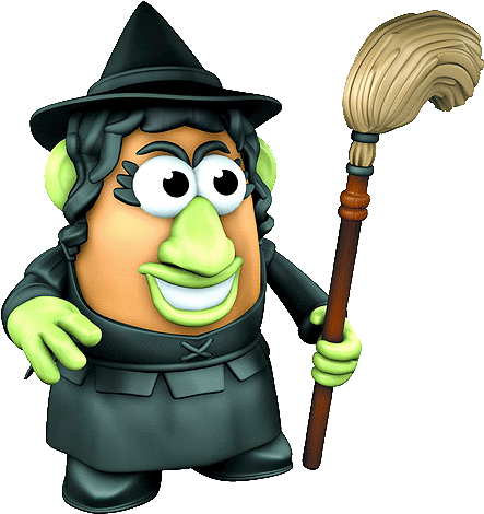 Coming In October - Mrs. Potato Head - Wizard Of Oz Wicked Witch Of The (449x480)