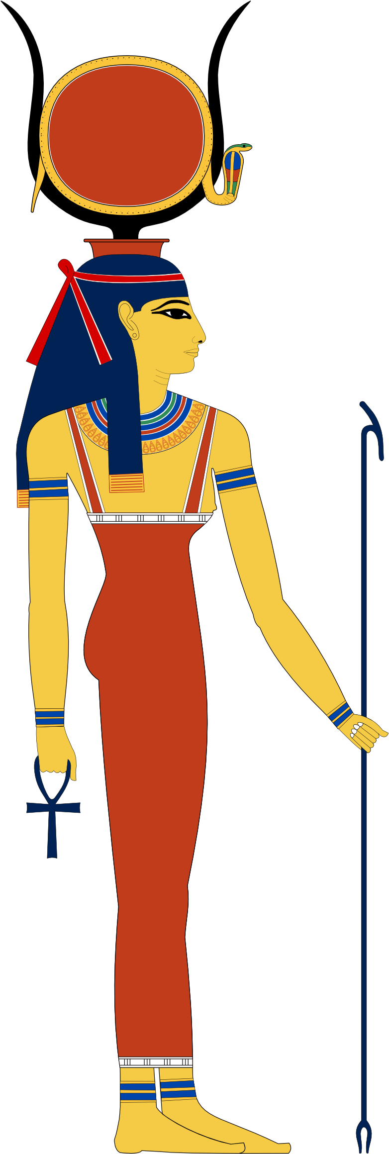 Egyptian Goddess Hathor (999x2355)