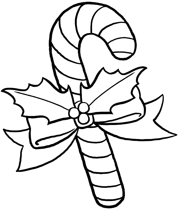 Pretty Sweet Candy Coloring Pages - Sugar Cane Coloring Page (700x809)