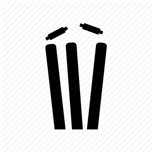 Clip Black And White Ball Vector Cricket Bat - Clip Black And White Ball Vector Cricket Bat (512x512)