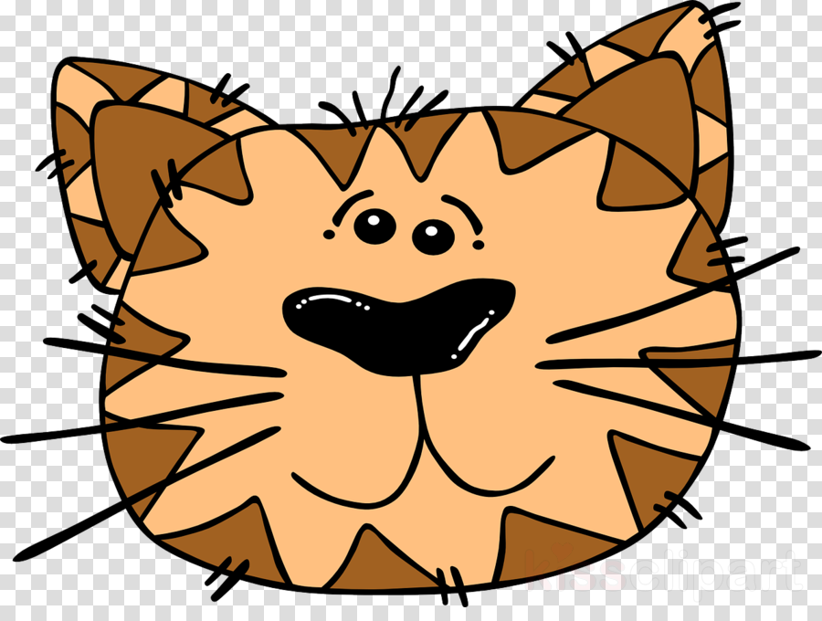 Whisker Clipart Cat Kitten Clip Art - Cat On Mat Clipart (900x680)