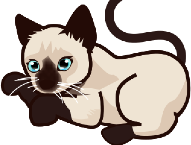 Siamese Cat Clipart Clip Art - Siamese Cat Clipart (640x480)