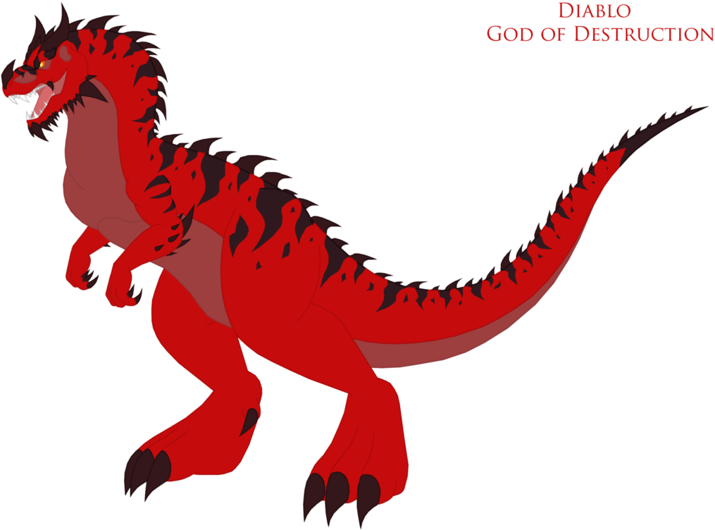 Diablo Drawing Primal Rage Clip Art Freeuse Download - Diablo Primal Rage (1052x759)