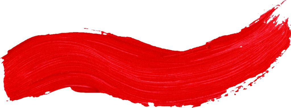 Clip Art Red Paint Strokes - Red Paint Stroke Png (1024x380)