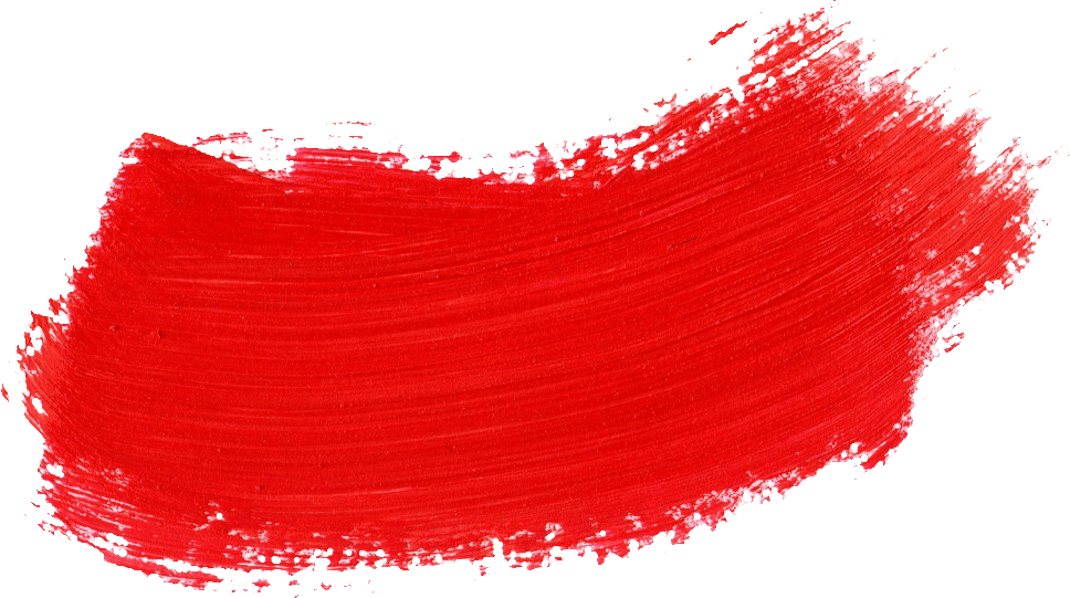 Clip Art Red Paint Strokes - Red Paint Stroke Png (968x541)