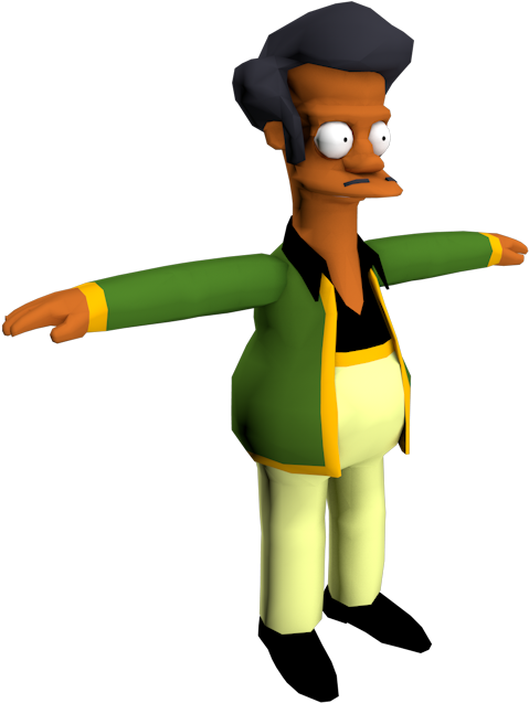 Gamecube The Road Rage - Apu Simpsons Png (750x650)