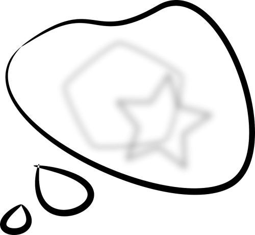 Thinking,speech - Speech Balloon (500x460)