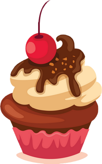 Cupcakes Clipart Funfetti Cupcake - Happy Birthday Wallpaper For Mobile (355x570)