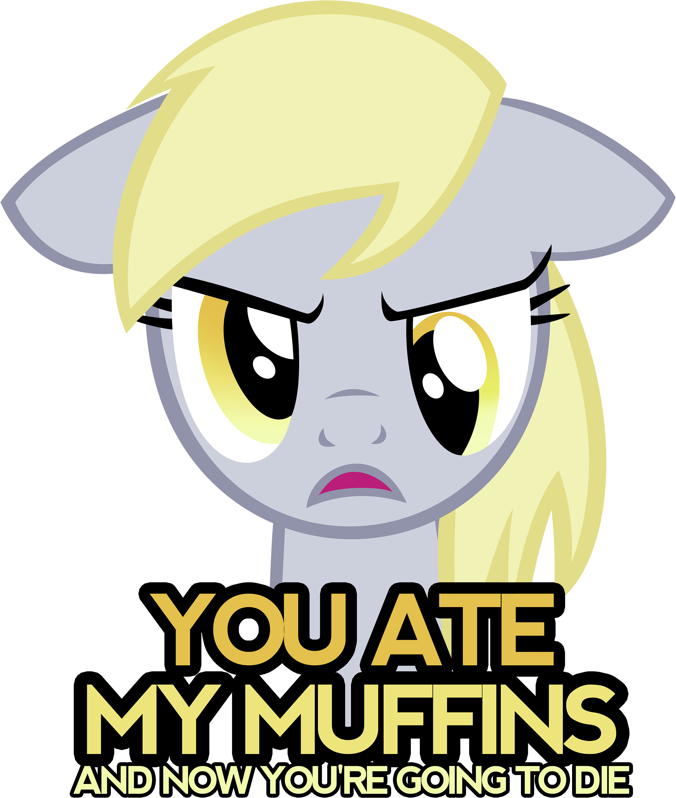 Itsjustred, Derpy Hooves, Floppy Ears, Food, Looking - My Little Pony Friendship (2400x3200)