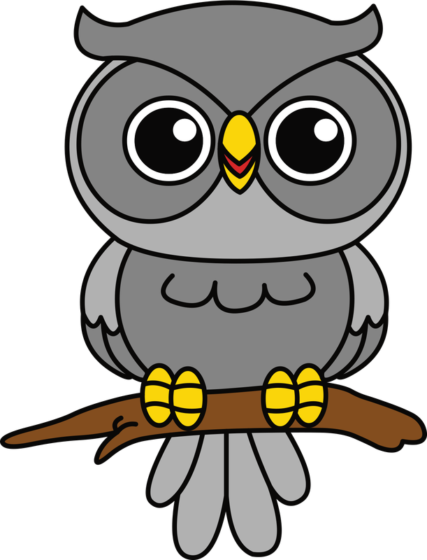 Halloween Dessin Couleur Hibou (611x800)