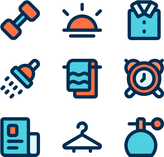 Morning Routine - Automatization Vector (600x564)