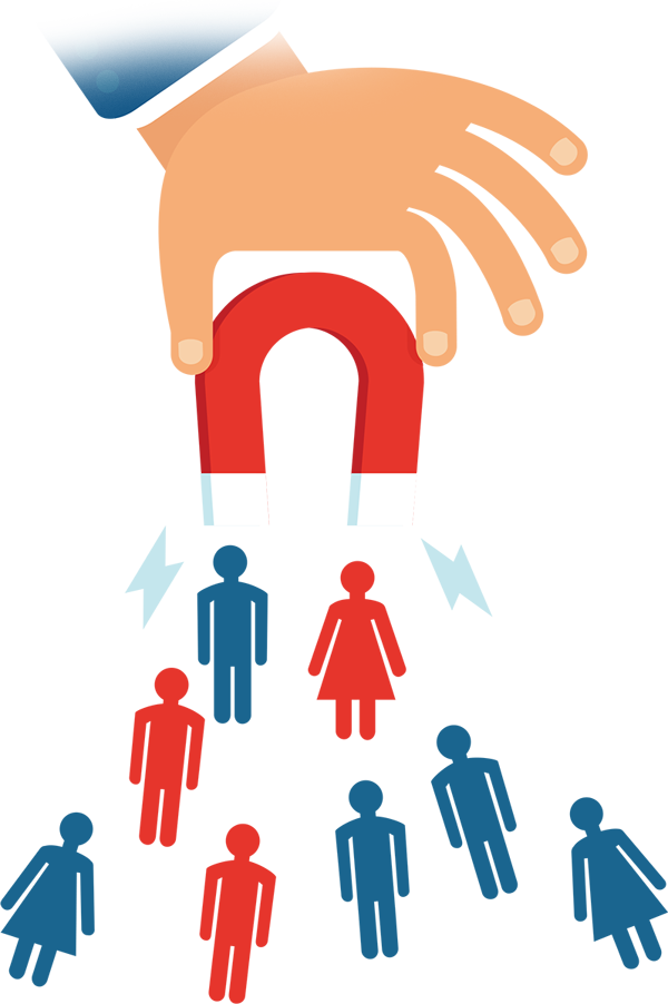 Scrip Graphics Illustrations Free Download On - Magnetic: Master Likability Characteristics, Influence, (600x902)