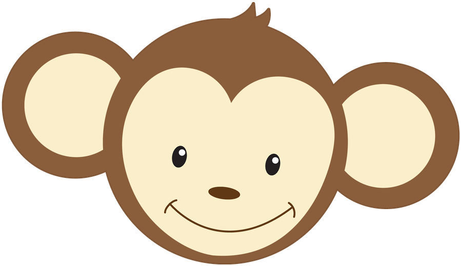 Monkey Jungle Art, Jungle Animals, Monkey Illustration, - Inktastic Mamaw's Crazy Monkey Baby Bib Silly Grandma (900x900)