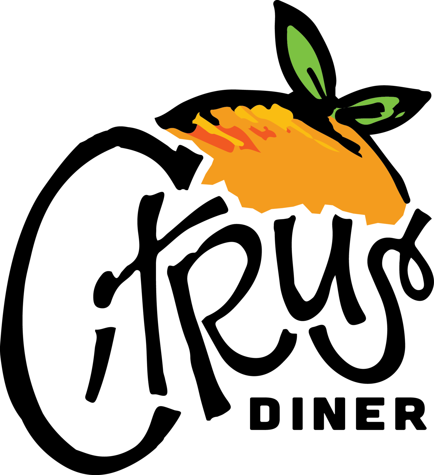 Banner Freeuse Brunch Clipart Kid Breakfast - Citrus Diner Logo (1500x1642)
