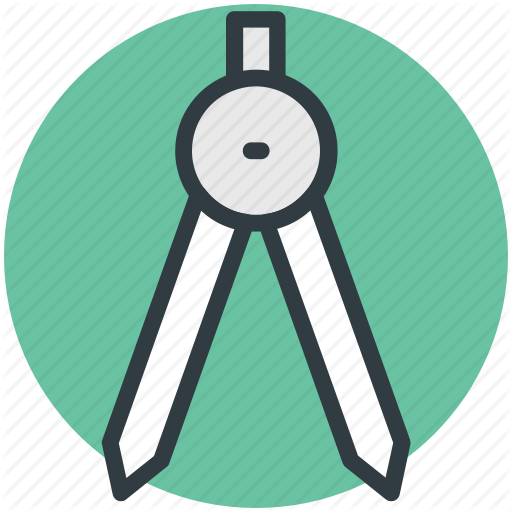 Architecture Clipart Geometry Compass - Telegram (512x512)