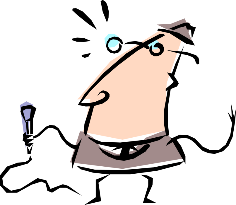 Interview Clipart Television Interview - Reporter Clipart (806x700)