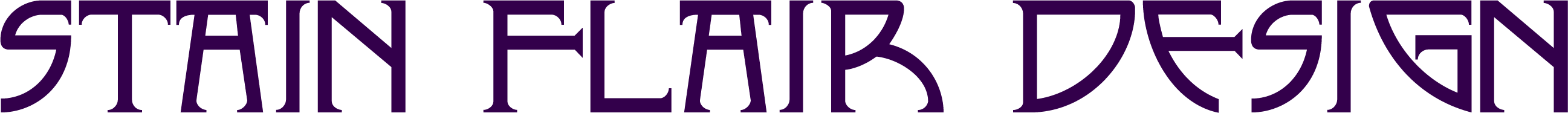 Stain Flair Designs - Flair Designs (2594x187)